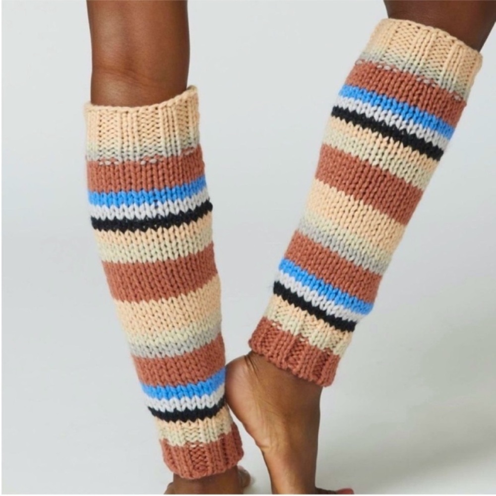Retro Striped Leg Warmer